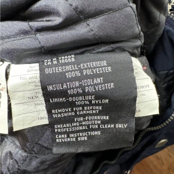 Metropolis by Couloir Navy Blue Hooded Embroidered Ski Snow Winter Suit Size 8 - Picture 16 of 16